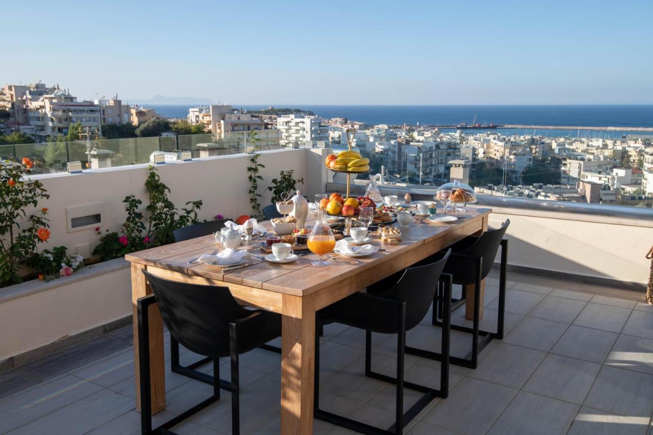 Helen Luxury Holiday House With Sea View Rethimnon Buitenkant foto