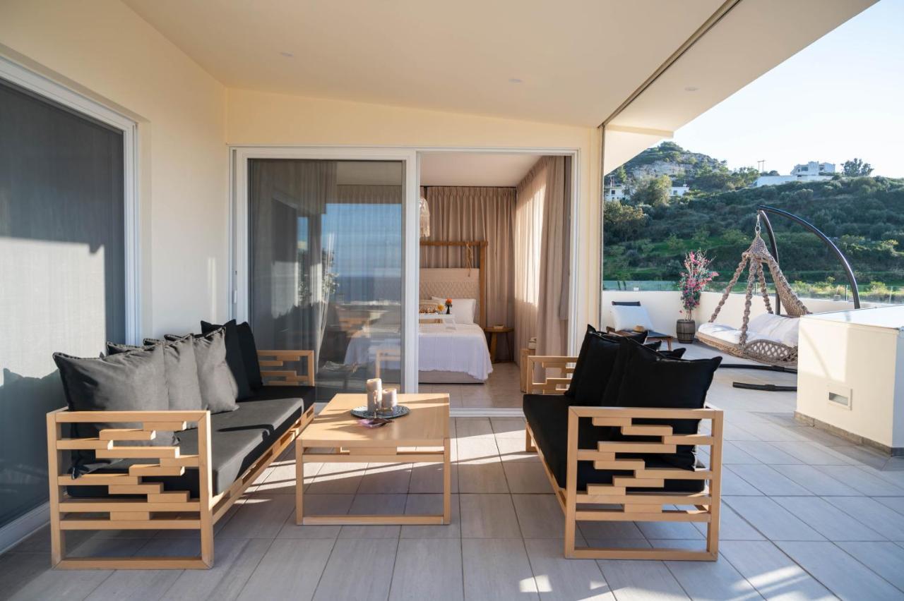 Helen Luxury Holiday House With Sea View Rethimnon Buitenkant foto
